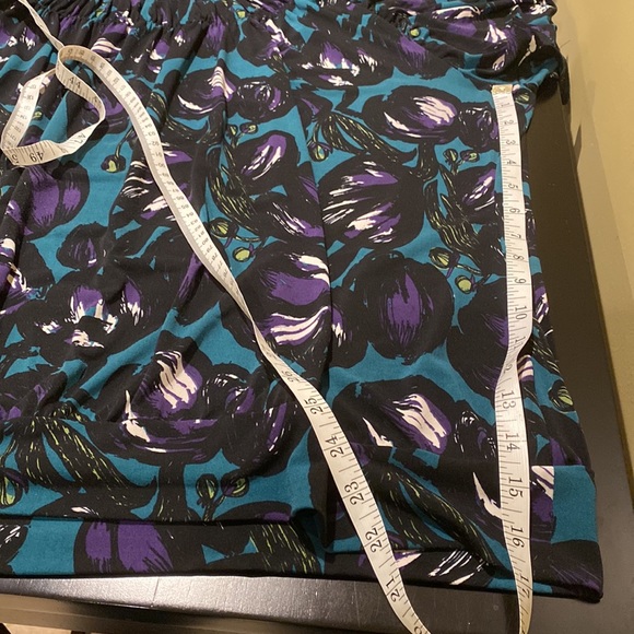 Worthington Women Floral Stretch Short Sleeve Top 3X - Picture 4 of 5